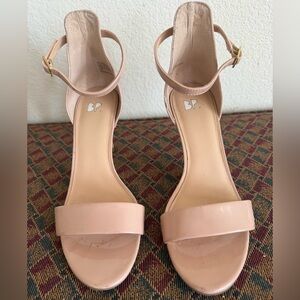 BP Women's Heeled Sandals Tan / Blush 8.5 M